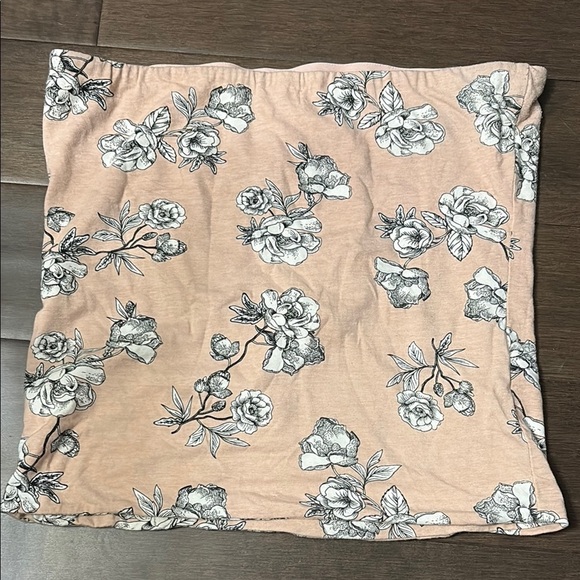 4/$20 SWS Essentials women’s Floral pink Print Women's tube top large - Picture 3 of 4